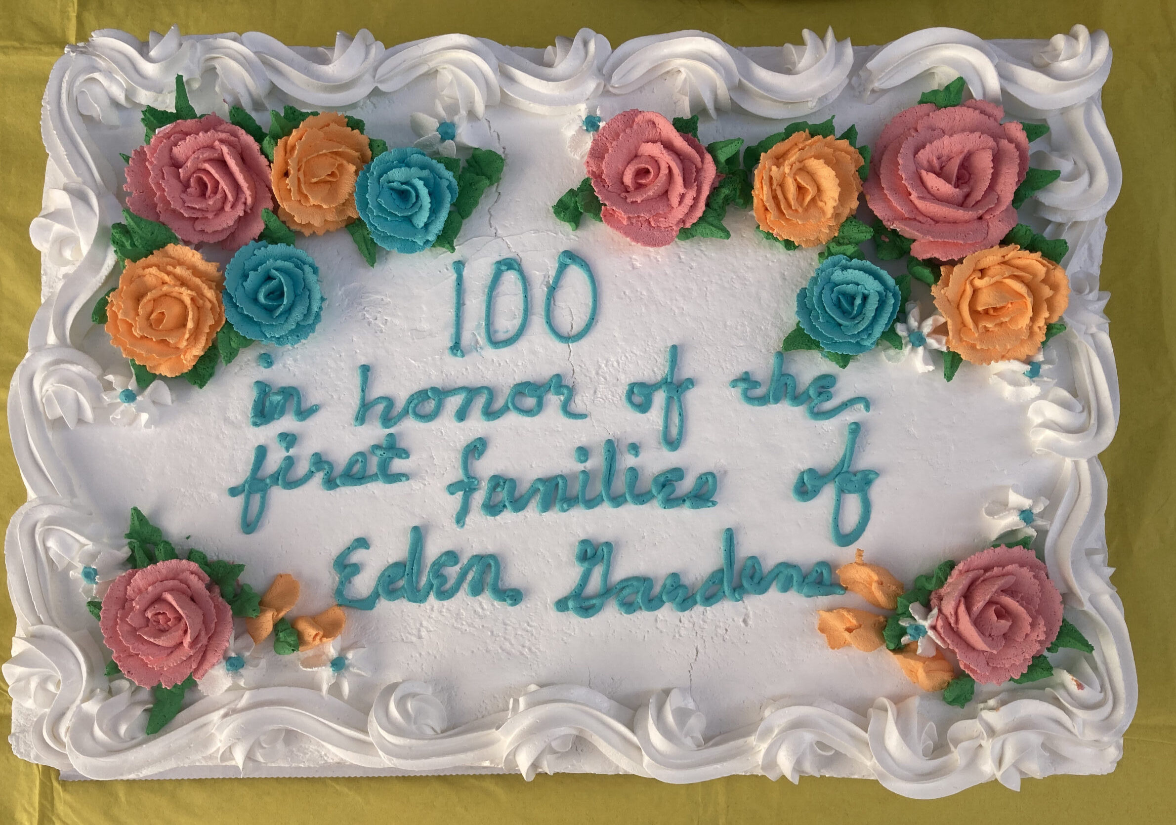 Centennial cake